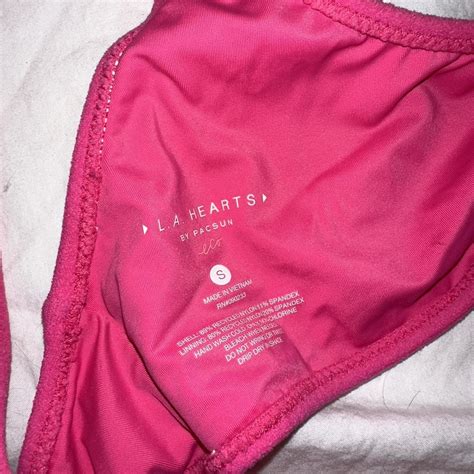 LA Hearts Pink Bikini Top Purchased From Pacsun Depop