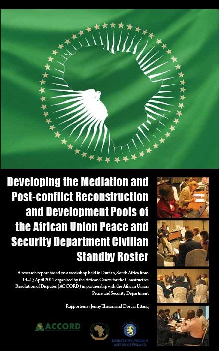 Developing The Mediation And Post Conflict Reconstruction And