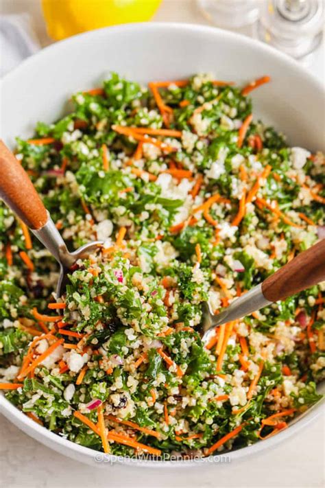 Kale Quinoa Salad - Spend With Pennies