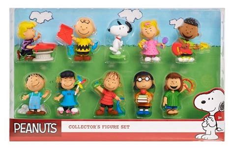 Just Play Peanuts Movie Character Mini Figurines Set Collector Figures