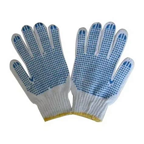 PVC Dotted Gloves 6 10 Inches Finger Type Full Fingered At Rs 25