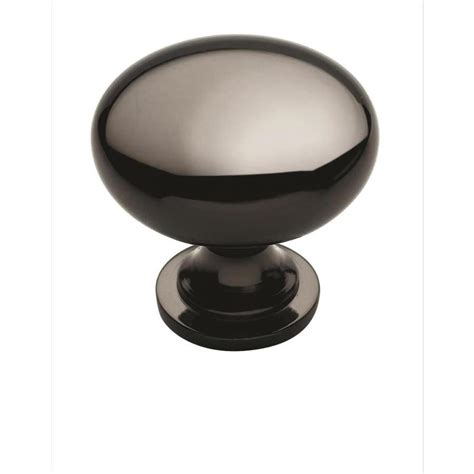 Amerock Allison Value Black Nickel Round Cabinet Knob at Lowes.com