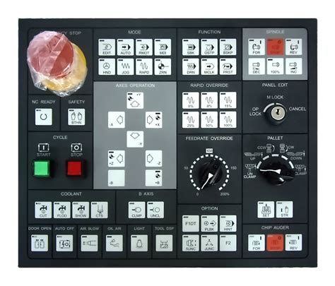 Membrane Fanuc Lathe Control Operation Panel