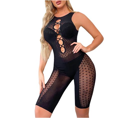 Odeerbi Women S Lingerie Bodysuit Set Valentine S Day Sexy