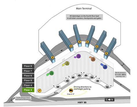 SEA Airport Parking Garage Map Port Of Seattle, 41% OFF