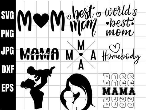 Mom Svg Bundle Mothers Day Svg Mom Svg Mom Life Svg Girl Mom Svg Mama Svg Funny Mom Svg