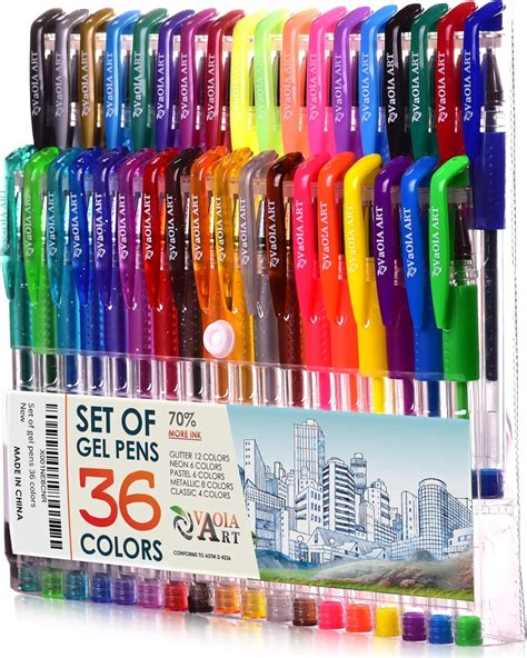 Amazon.com: VaOlA ART Color Gel Pens - Gel Pens for Kids - Coloring ...