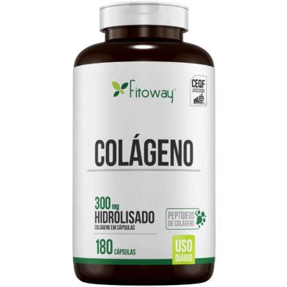 Colágeno Hidrolisado 180 caps Fitoway Clean Meu Mundo Fit