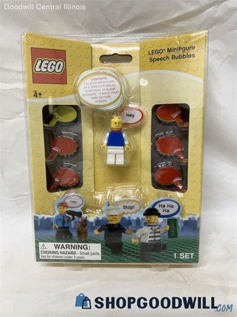 Schylling Lego Minifigure Speech Bubbles Set Lego Set Factory Sealed