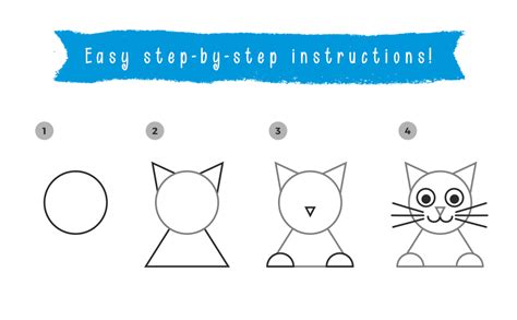 How to Draw Animals from Simple Shapes: Easy to Follow Step by Step Drawing Book for Kids ...