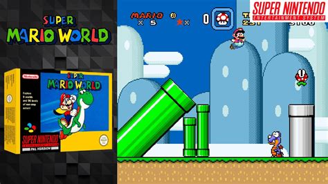 Super Mario World Snes Super Nintendo Gameplay Youtube