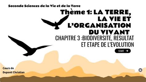 2nd T1c3 Biodiversite Resultat Et Etape De Levolution