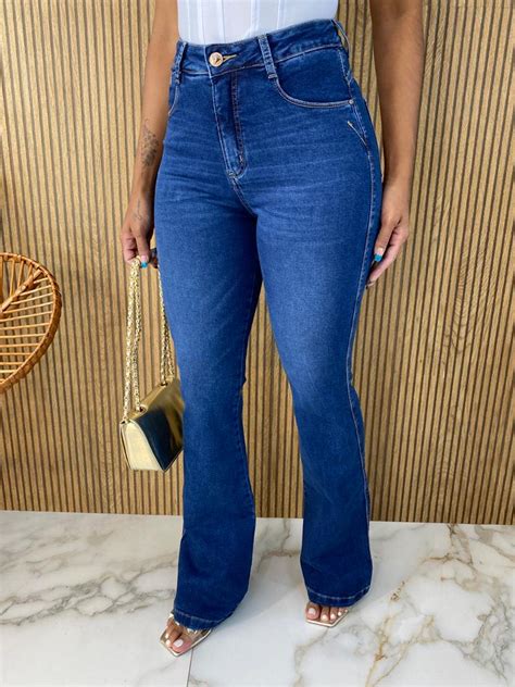 Cal A Jeans Feminina Flare Fernanda Ramos Store