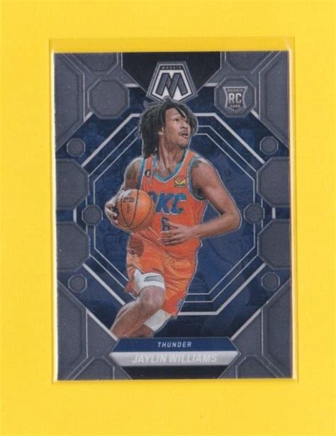 2022 23 PANINI MOSAIC BASKETBALL JAYLIN WILLIAMS ROOKIE 241 NRMT