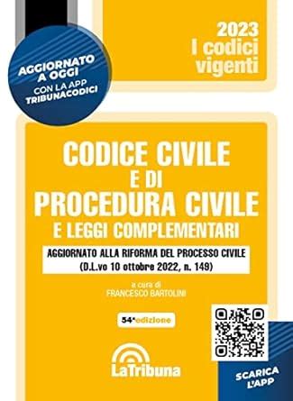 Codice Civile E Di Procedura Civile E Leggi Complementari Aggiornato