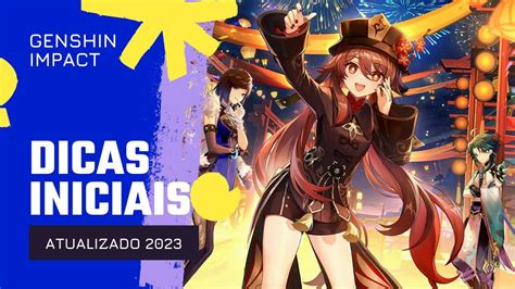 Genshin Impact Dicas Iniciais 2023 Atualizado YouTube