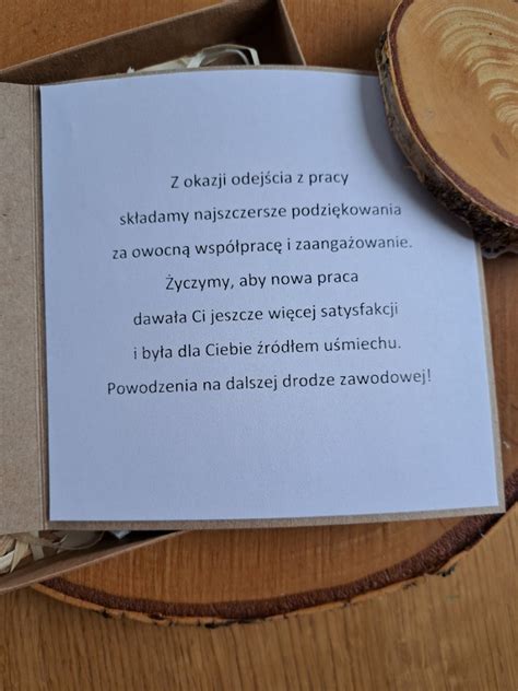 R Cznie Robiona Kartka Na Po Egnanie W Pracy Pozna Kup Teraz Na