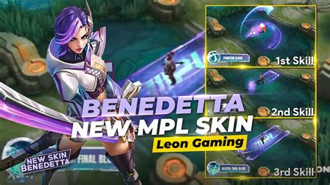 New Benedetta Mpl Skin Game Play By Daddy Leon Mplmlbb Benedetta