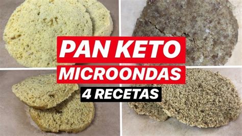 4 Recetas De Pan Keto 🍞🍞 Para Hacer En Microondas En 1 Minuto Regalo Recetas De Pan