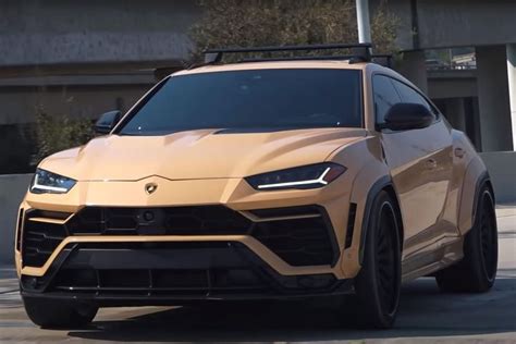 Widebody Desert Sand Lamborghini Urus Looks Spectacular | CarBuzz ...