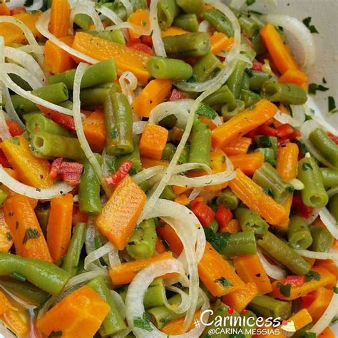 Salada De Vagem Cenoura Amo Essa Saladinha Muito Saborosa E F Cil