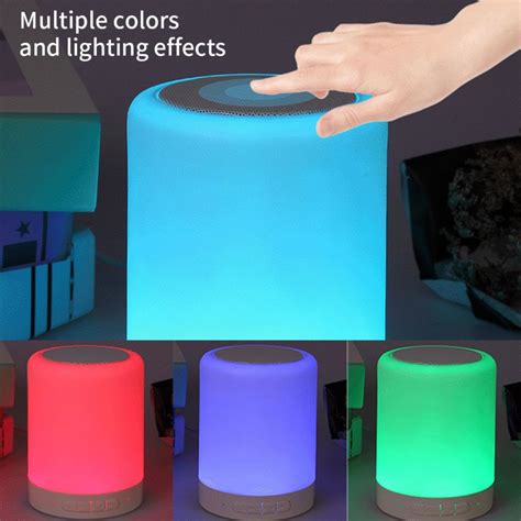 Bluetooth Speaker with LED Touch Lamp - SWAGILO