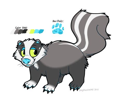 CHARACTER AUCTION - BADGER/SKUNK — Weasyl