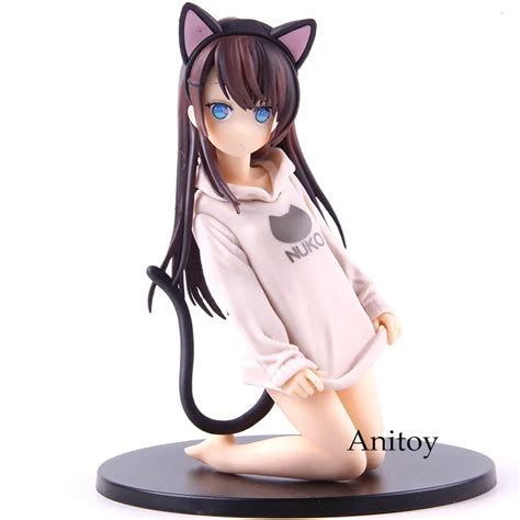 Anime Ochi Lipka Ripuka Action Figure Cute Cats Ear Girl Pvc