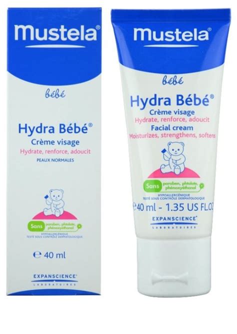 Mustela Bébé Hydra Bébé hidratantna krema za lice za djecu od rođenja