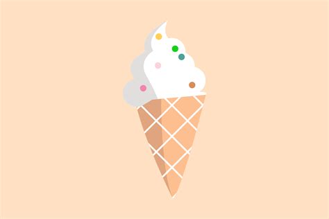 Vanilla Ice Cream Cone Graphic By Studio7 · Creative Fabrica