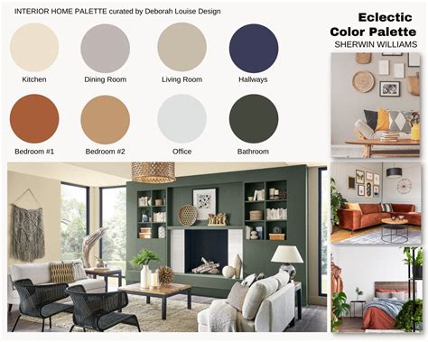 Eclectic Paint Color Scheme Prepackaged Professional Interior Paint ...