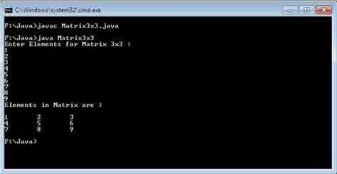 3x3 Matrix In Java Example Computer Notes