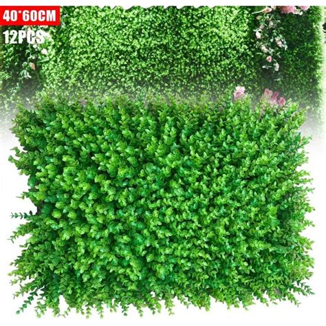 Cncest Cncest Piezas Plantas Artificiales Plantas De Pared Verdes