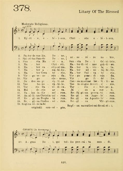 American Catholic Hymnal An Extensive Collection Of Hymns Latin