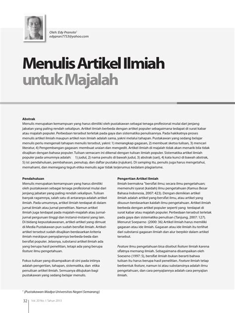 panduan menulis artikel ilmiah  filsafat