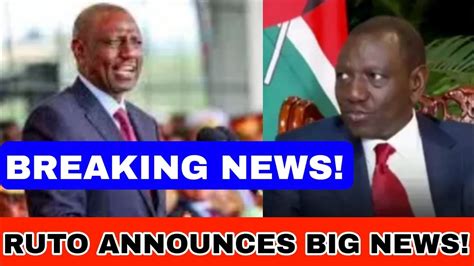 Breaking Furious President Ruto Speaks On Suspending Housing Levy