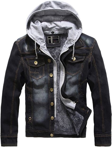 Chaqueta De Mezclilla Para Hombre Otoño Invierno Chaquetas Gruesas Y