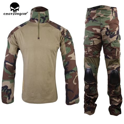 New Woodland Emerson Gen Combat Uniform Tactical Gear Shirt And Pants