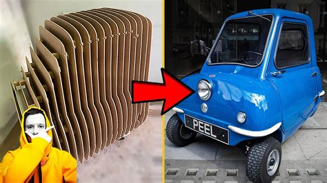 Full 30 Days Build Electric Peel P50 Replica Car Kit Car Fiberglass Car