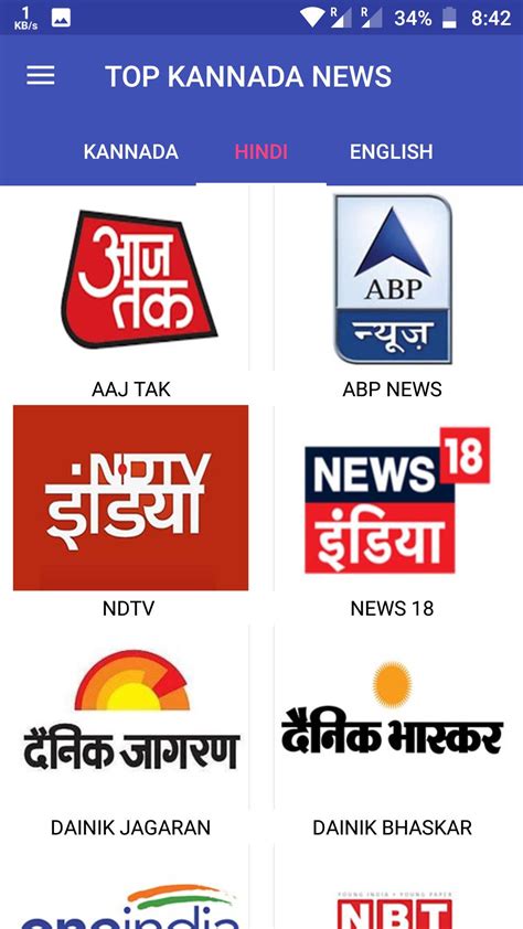 Top Kannada News-Kannada,Hindi,English APK voor Android Download