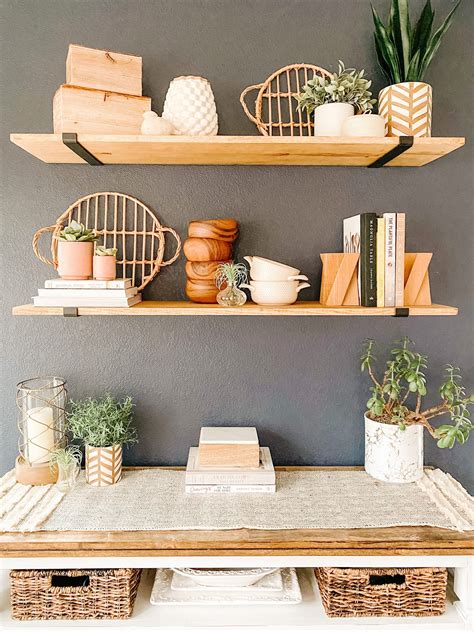 DIY Wood Shelves - Sprucing Up Mamahood