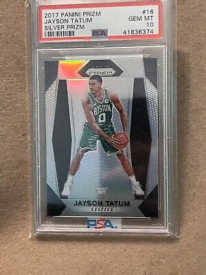 Panini Prizm Silver Prizm Jayson Tatum Jayson Tatum Rc