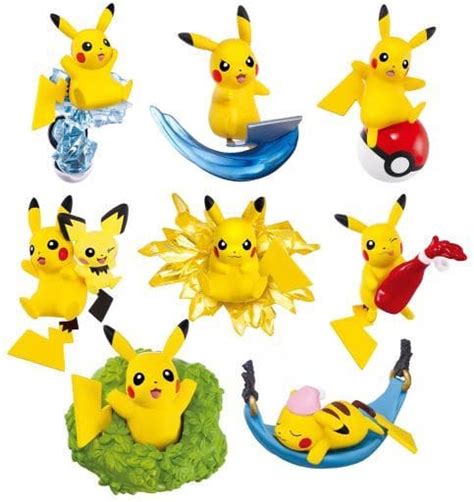 駿河屋 全8種セット 「ポケットモンスター とびだすピカチュウマグネット」（雑貨）