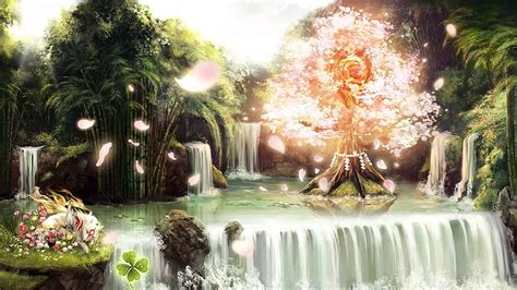 Heavenly Garden, Heavenly, Garden, Abstrac, Fantasy, HD wallpaper | Peakpx