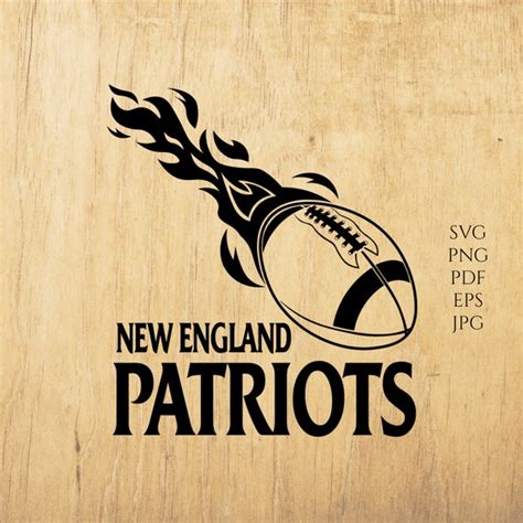 New England Football Patriots Svg Vector Digital Design Wall Etsy