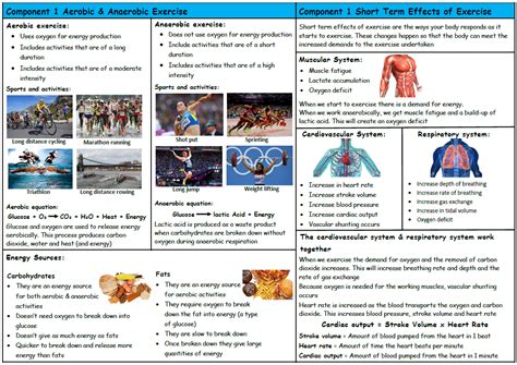 Aerobic Vs Anaerobic Exercises List