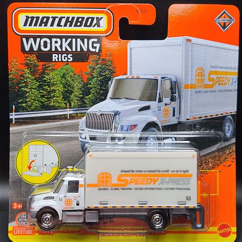 Matchbox International Box Truck "Speedy X-press" (2023 Real Working R