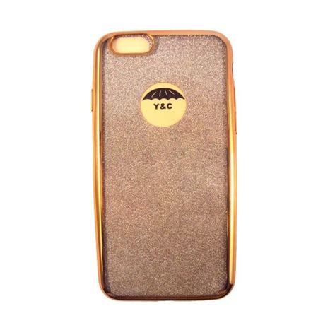 Capa Para Iphone Se Gel Brilhantes Gold Kuantokusta