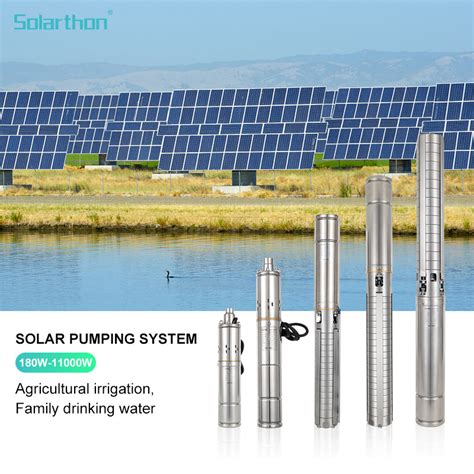 Dc Multistage Submersible Pump Solar Water Pump For Irrigation Solar