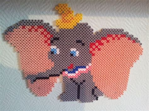 Dumbo Hama Beads By Perlergirls Perler Bead Disney Hama Beads Disney